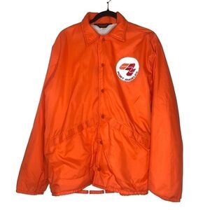 Vintage 1970's-1980's Pla-Jac by Dunbrooke Full Snap Button Collared Jacket Sz M